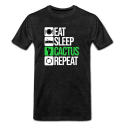t-shirt Eat Sleep Cactus Repeat