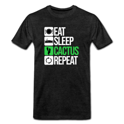 t-shirt Eat Sleep Cactus Repeat